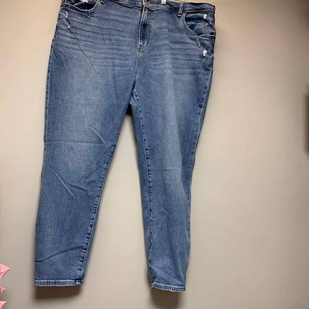 Abercrombie & Fitch‎ Super Skinny Ankle Jeans Womens 37/24L Blue Excellent